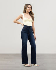 JEANS MUJER BOOTCUT TIRO SUPER ALTO
