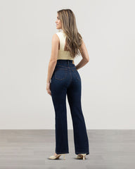 JEANS MUJER BOOTCUT TIRO SUPER ALTO