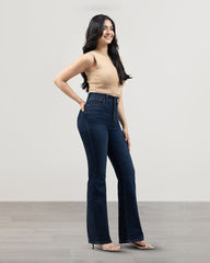 JEANS MUJER BOOTCUT TIRO SUPER ALTO