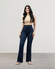 JEANS MUJER BOOTCUT TIRO SUPER ALTO