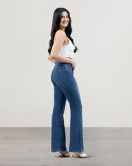 JEANS MUJER BOOTCUT TIRO SUPER ALTO