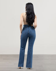 JEANS MUJER BOOTCUT TIRO SUPER ALTO