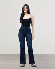 JEANS MUJER BOOT CUT SUPER HIGH RISE