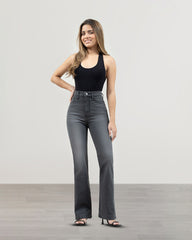 JEANS MUJER BOOT CUT SUPER HIGH RISE