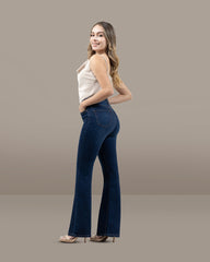 JEANS MUJER BOOTCUT TIRO SUPER ALTO