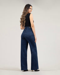 JEAN MUJER CARGO WIDE LEG