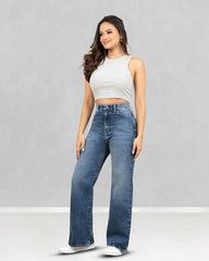 JEAN TIRO SUPER ALTO WIDE LEG