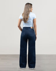 JEANS WIDE LEG TIRO SUPER ALTO