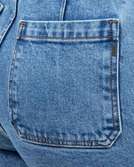 JEANS WIDE LEG TIRO SUPER ALTO