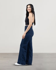 JEANS WIDE LEG TIRO SUPER ALTO