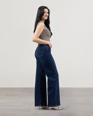 JEANS WIDE LEG TIRO SUPER ALTO
