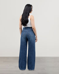 JEANS WIDE LEG TIRO SUPER ALTO
