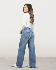 JEAN TIRO MEDIO WIDE LEG