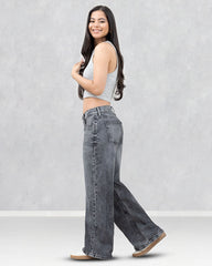 JEAN TIRO MEDIO WIDE LEG