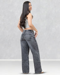 JEAN TIRO MEDIO WIDE LEG