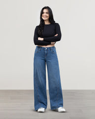 JEAN TIRO MEDIO WIDE LEG