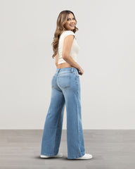 JEAN TIRO MEDIO WIDE LEG