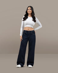 JEAN TIRO MEDIO WIDE LEG