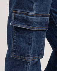 JEAN MUJER CARGO WIDE LEG
