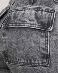 JEAN MUJER CARGO WIDE LEG