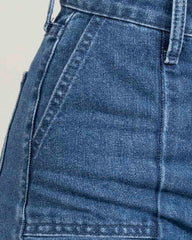 JEAN MUJER CARGO WIDE LEG