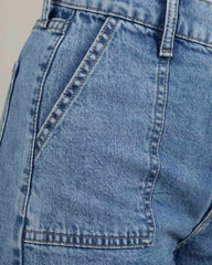JEANS MUJER CARGO WIDE LEG
