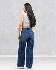 JEANS MUJER CARGO WIDE LEG