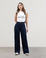 JEANS WIDE LEG TIRO SUPER ALTO
