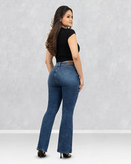JEANS CURVY FIT ACAMPANADO