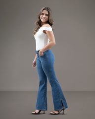 JEAN MUJER CURVY FIT FLARE