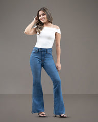 JEAN MUJER CURVY FIT FLARE