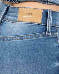 JEANS MUJER FLARE SUPER HIGH RISE