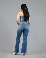 JEANS MUJER FLARE SUPER HIGH RISE
