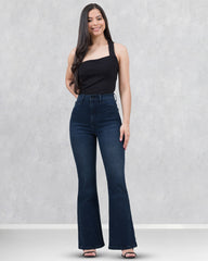 JEANS MUJER FLARE SUPER HIGH RISE