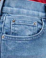 JEANS STRAIGHT LARGO SUPER TIRO ALTO