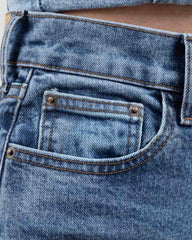 JEANS STRAIGHT LARGO TIRO SUPER ALTO