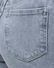 JEANS STRAIGHT LARGO TIRO SUPER ALTO
