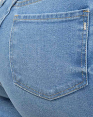 JEANS STRAIGHT LARGO TIRO SUPER ALTO