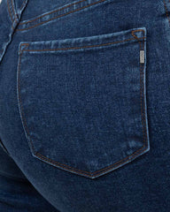 JEANS STRAIGHT LARGO TIRO SUPER ALTO
