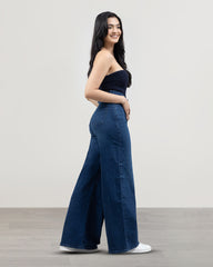 JEANS SUPER WIDE LEG TIRO SUPER ALTO