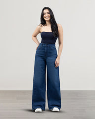 JEANS SUPER WIDE LEG TIRO SUPER ALTO