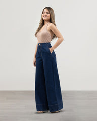 JEANS SUPER WIDE LEG TIRO SUPER ALTO
