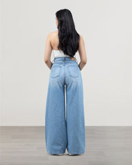 JEANS SUPER WIDE LEG TIRO SUPER ALTO