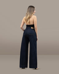 JEANS SUPER WIDE LEG TIRO SUPER ALTO