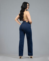 JEANS TIRO SUPER ALTO SLIM WIDE LEG