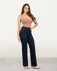 JEANS TIRO SUPER ALTO SLIM WIDE LEG