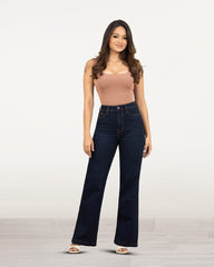 JEANS TIRO SUPER ALTO SLIM WIDE LEG
