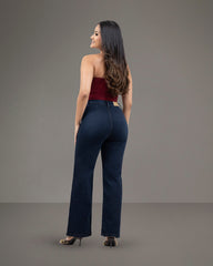 JEANS TIRO SUPER ALTO SLIM WIDE LEG