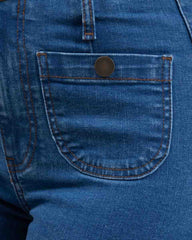 JEANS TIRO SUPER ALTO SLIM WIDE LEG