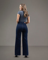 JEANS TIRO SUPER ALTO SLIM WIDE LEG